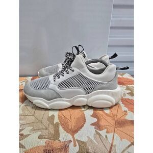 Moschino Teddy Run Low Top Sneakers Women’s Size 39 Shoes White US 7